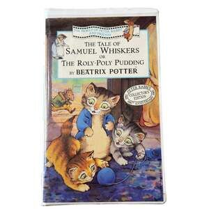1993 The Tale of Samuel Whiskers or the Roly Poly VHS Pudding Beatrix Potter